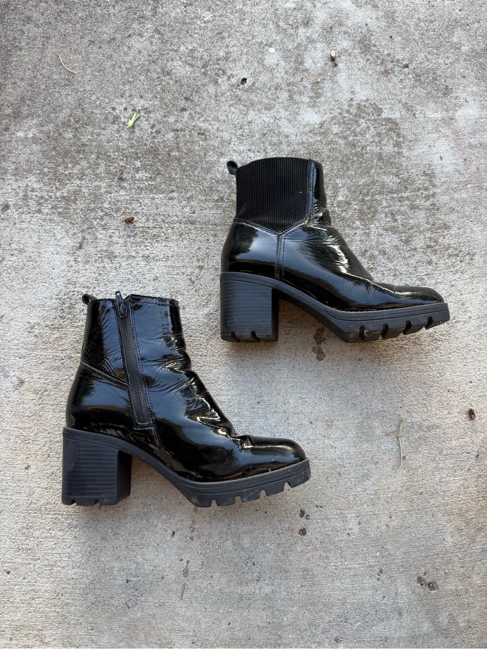 Naturalizer Verney 2 Waterproof Patent Leather Boots 8